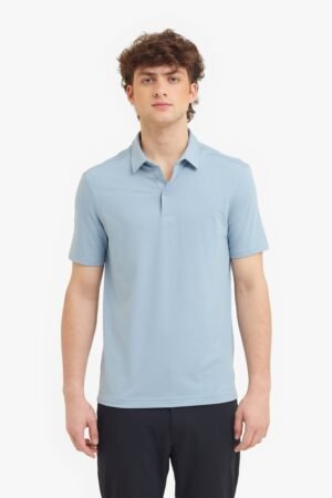 Men's Performance Polo Shirt — Ashley Blue