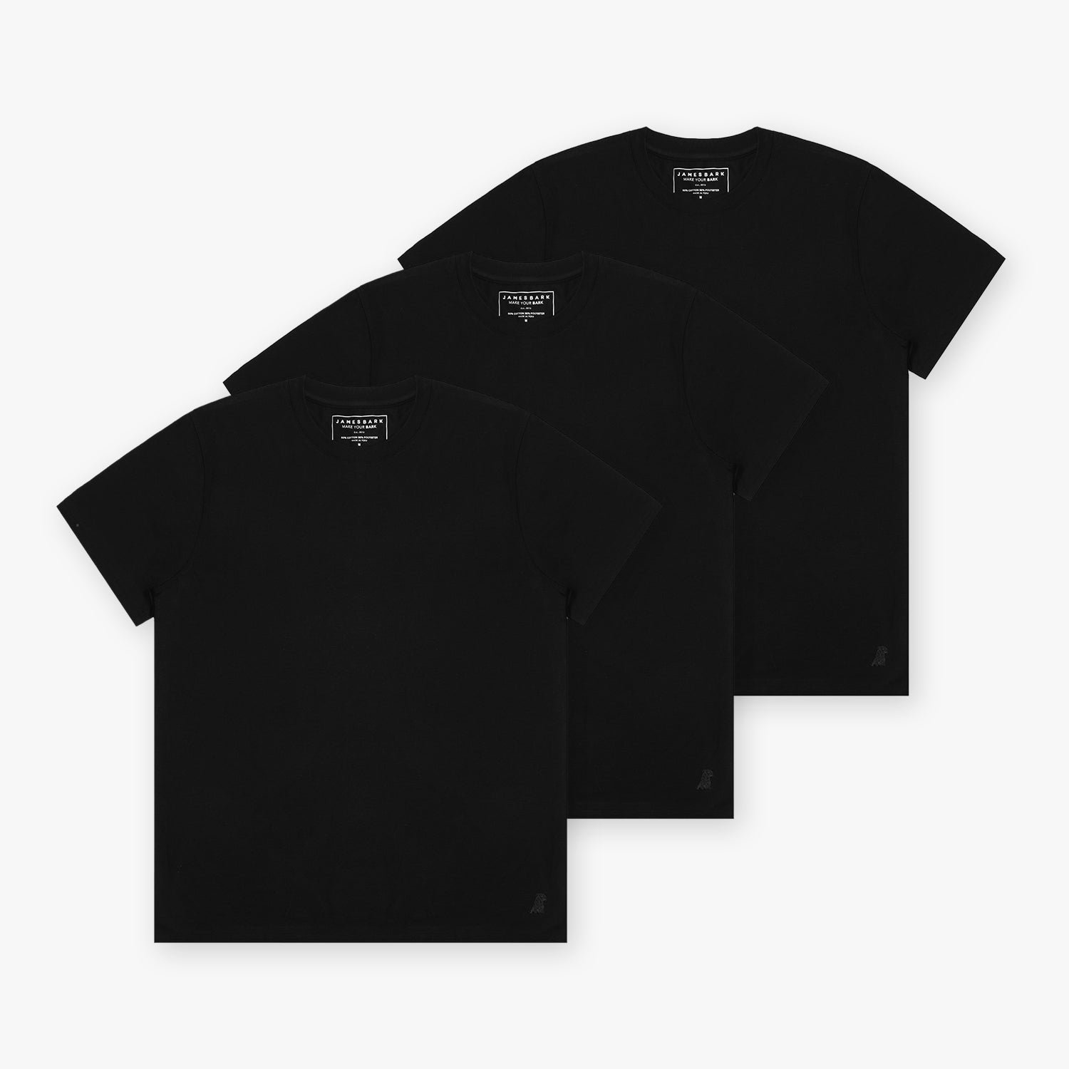 Men's Comfort Tee 3-pack — Black