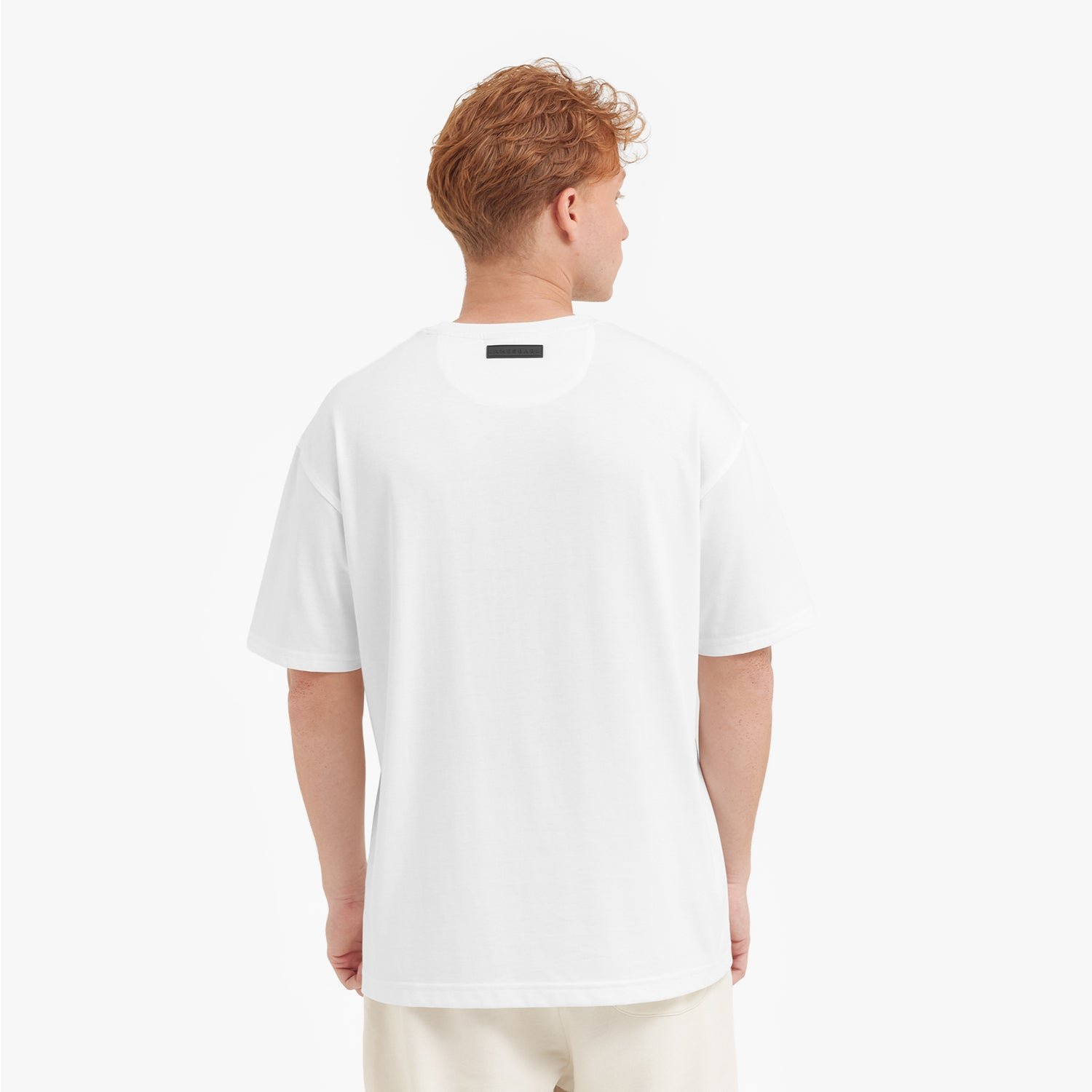 Men's Relaxed Pima Cotton T-Shirt — Brilliant White - Image 2