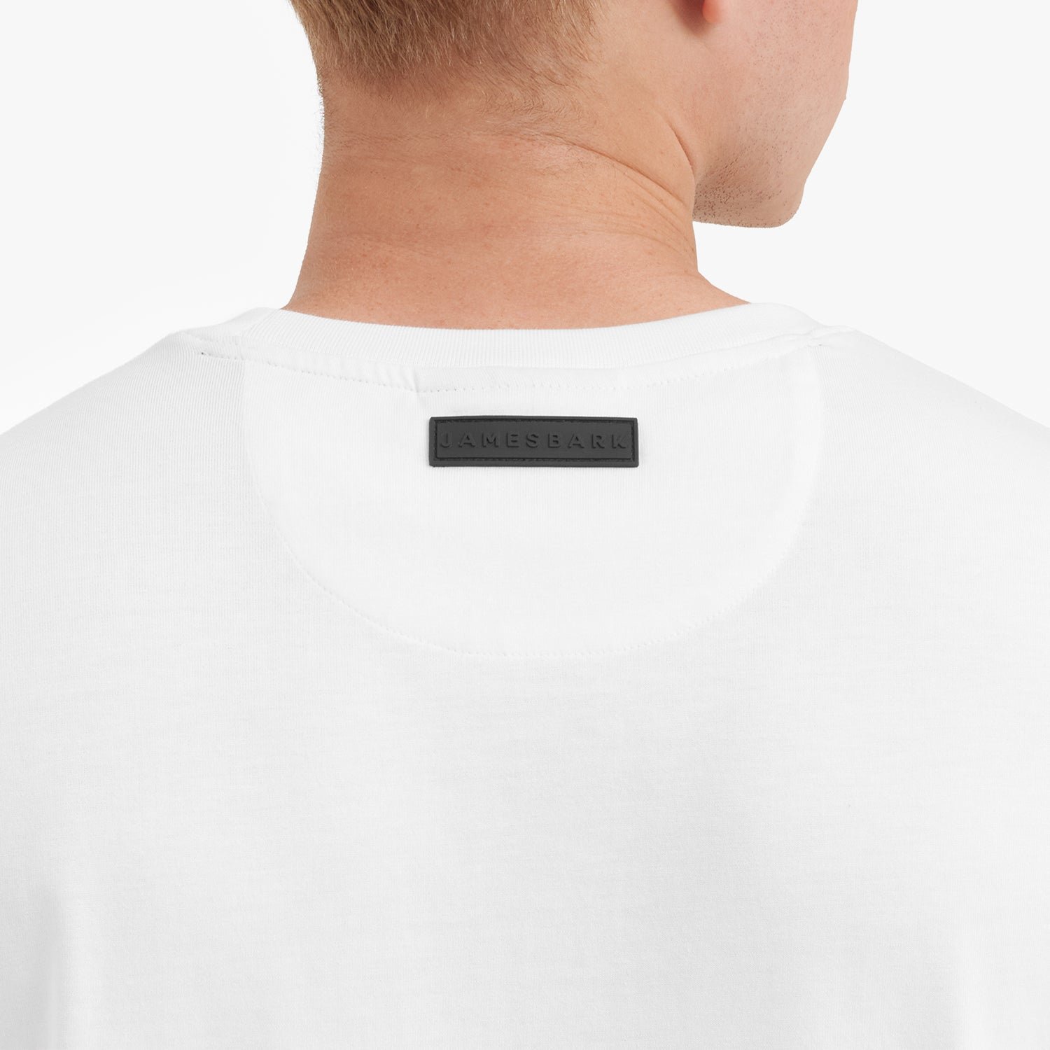 Men's Relaxed Pima Cotton T-Shirt — Brilliant White - Image 3
