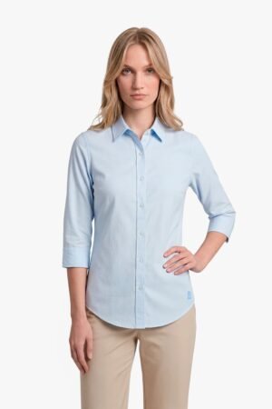 Women's Button Down Poplin Shirt — Skyway
