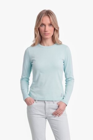 Women's Long Sleeve T-Shirt Ribbed — Skyway