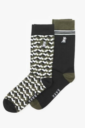Men's 2-Pack Printed Socks