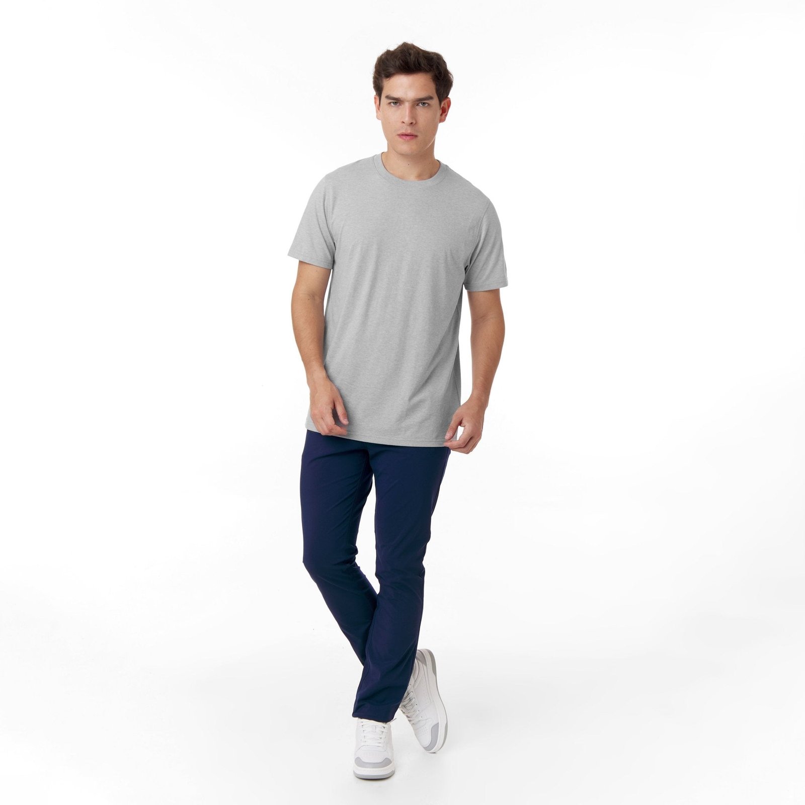 Men's Comfort Tee 3-pack — Ghost Gray - Image 7