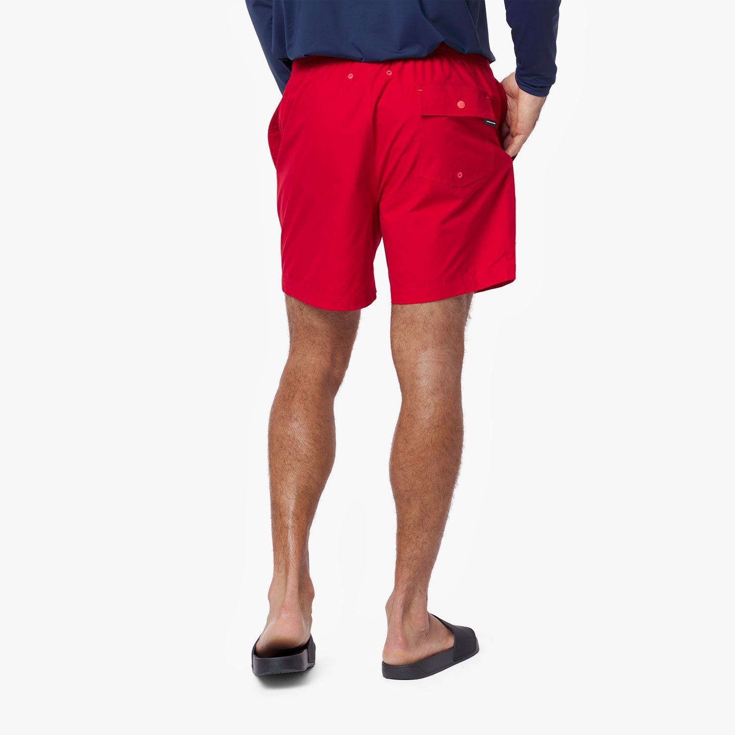 Men’s Solid SwimTrunk — Salsa - Image 2