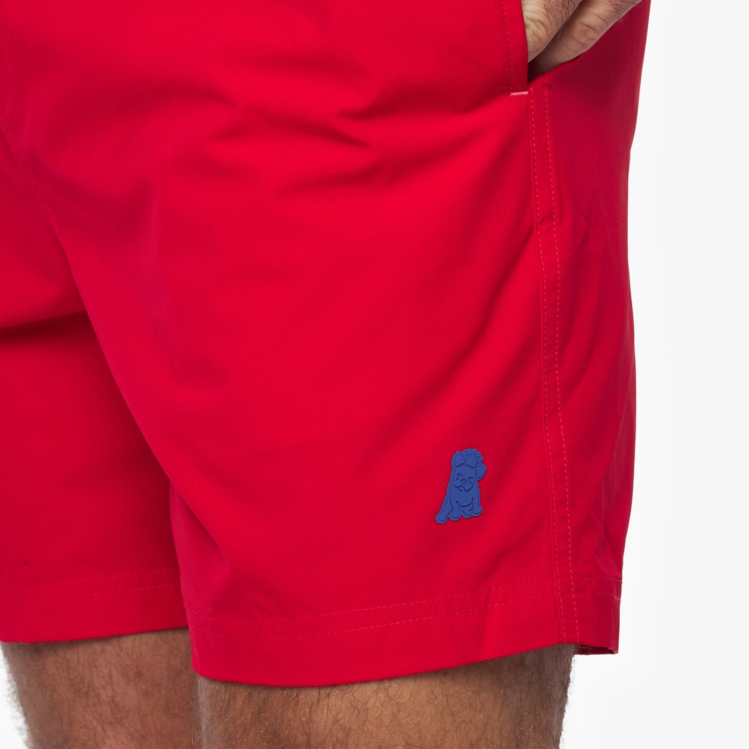 Men’s Solid SwimTrunk — Salsa - Image 3