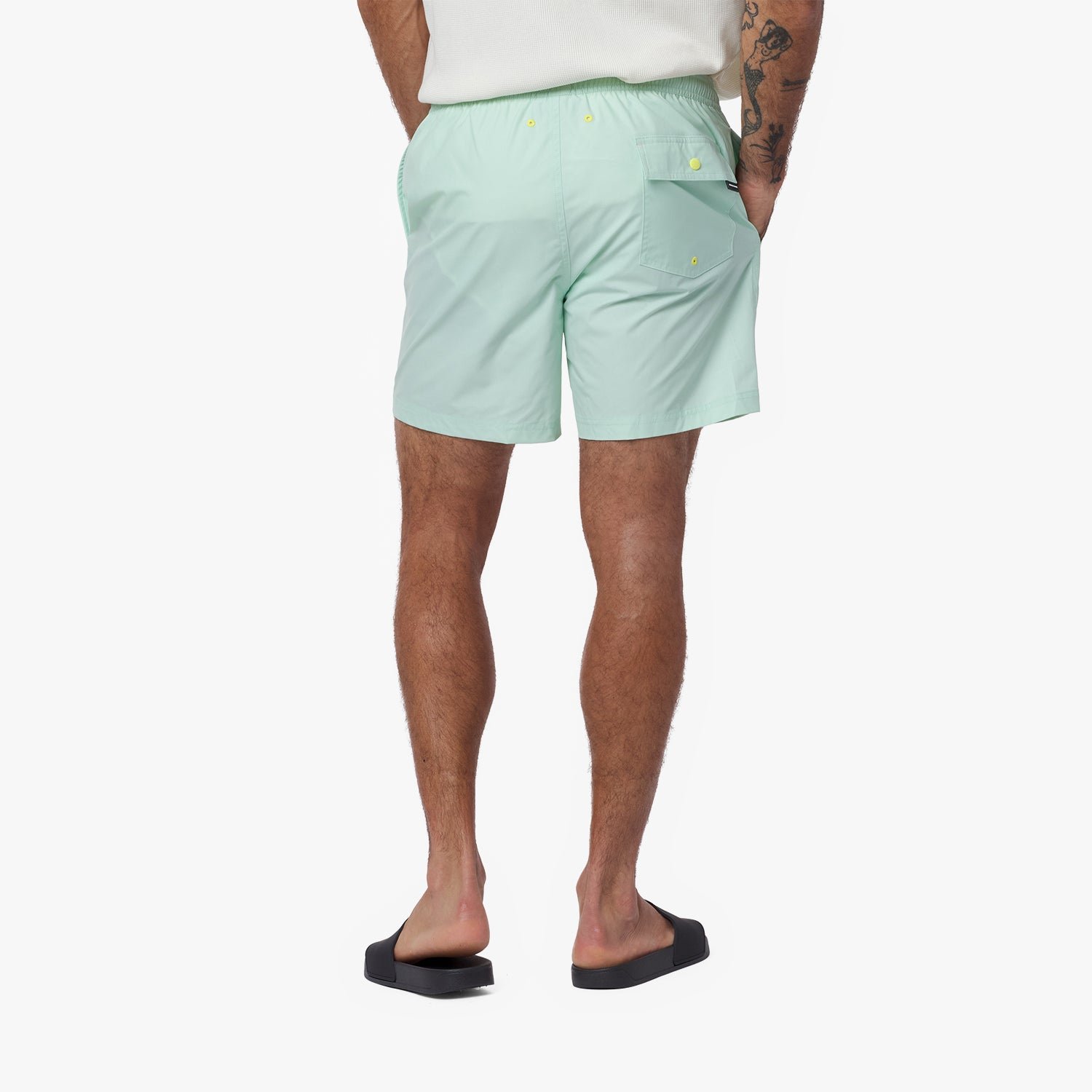 Men’s Solid SwimTrunk — Blue Glass - Image 2