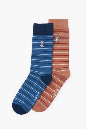 Men's 2-Pack Striped Socks